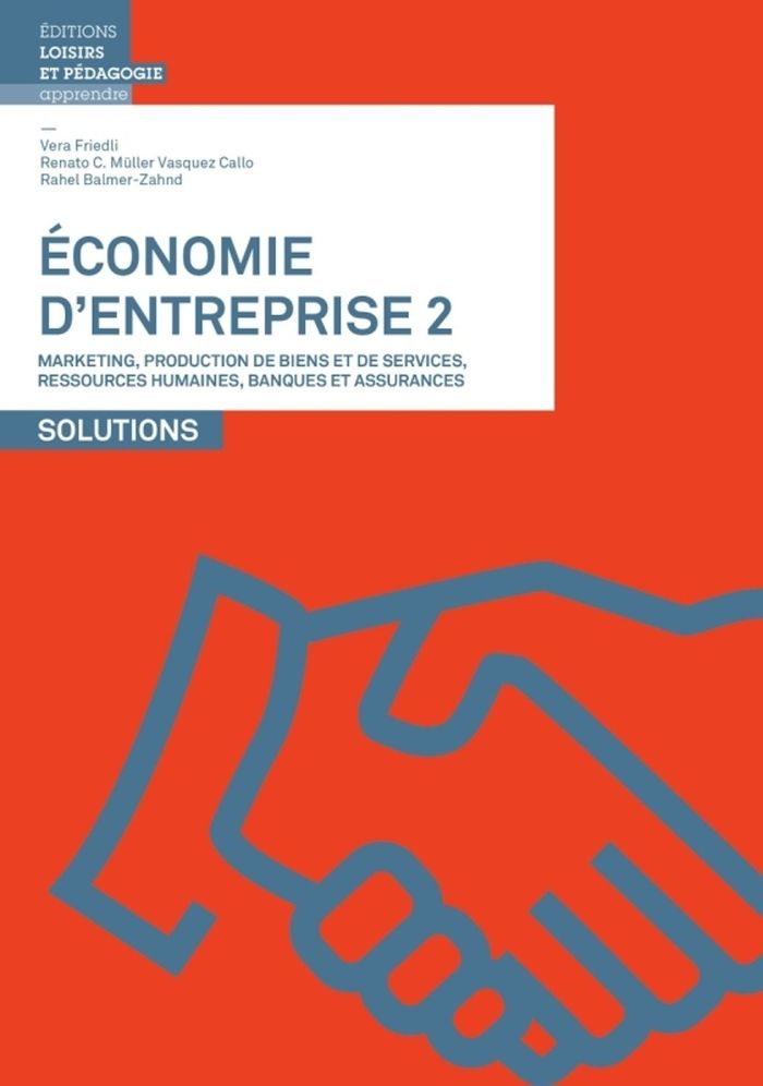 Couverture du livre « ECONOMIE D'ENTREPRISE 2 - SOLUTIONS », librairie Les Contes Infusés à Corte