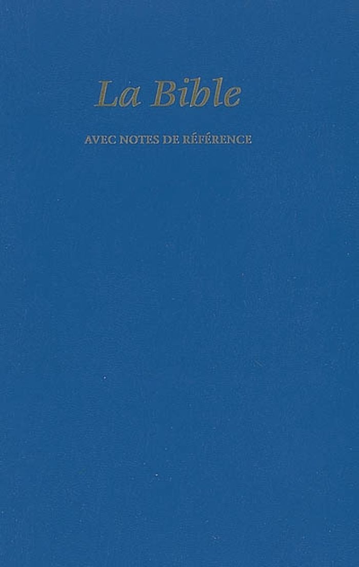 Couverture du livre « BIBLE SEGOND 21 REFERENCE : SIMILI RIGIDE BLEU » de 21 Segond, librairie Les Contes Infusés à Corte