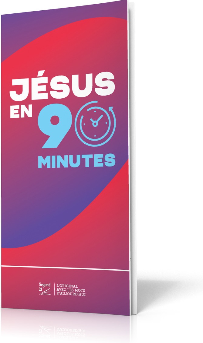 Couverture du livre « JESUS EN 90 MINUTES », librairie Les Contes Infusés à Corte