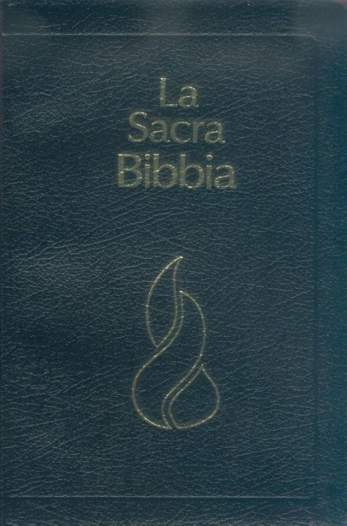 Couverture du livre « ITALIEN, BIBLE N.R., FIBROCUIR NOIR, TR. OR » de Sbg, librairie Les Contes Infusés à Corte