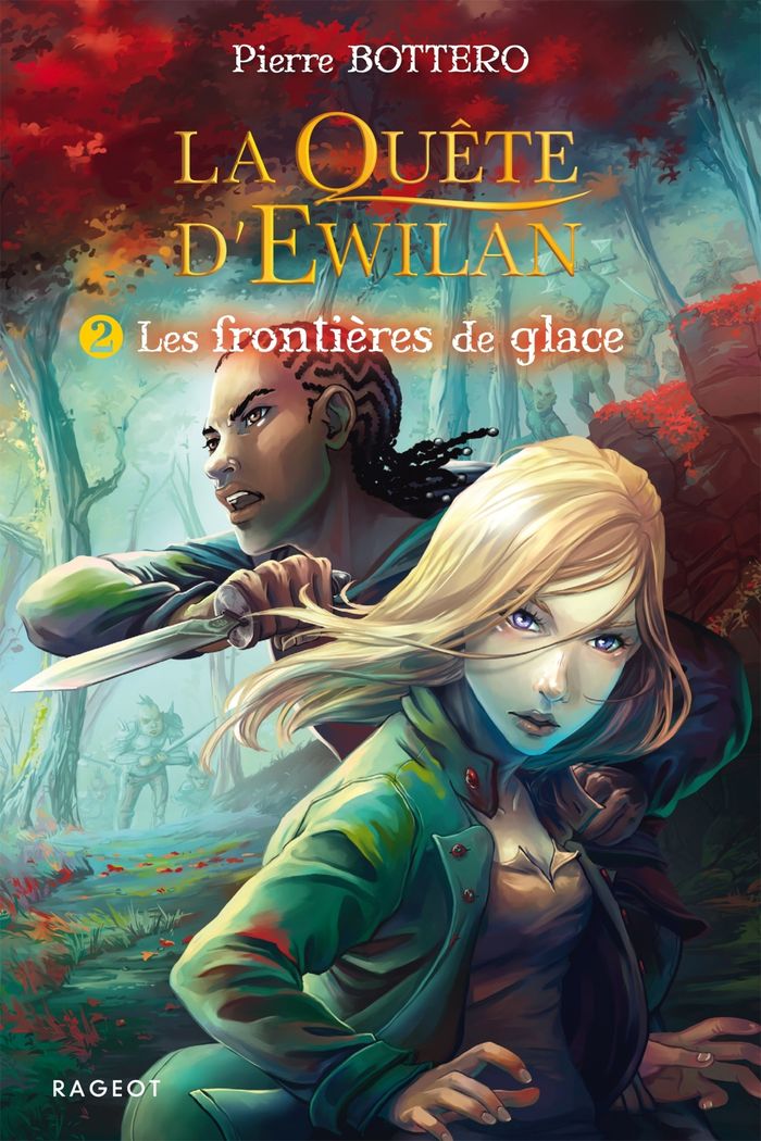 Couverture du livre « LA QUETE D'EWILAN - TOME 2 : LES FRONTIERES DE GLACE » de Pierre Bottero, librairie Les Contes Infusés à Corte