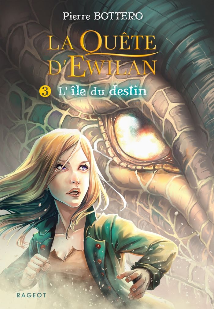 Couverture du livre « LA QUETE D'EWILAN - TOME 3 : L'ILE DU DESTIN » de Pierre Bottero, librairie Les Contes Infusés à Corte