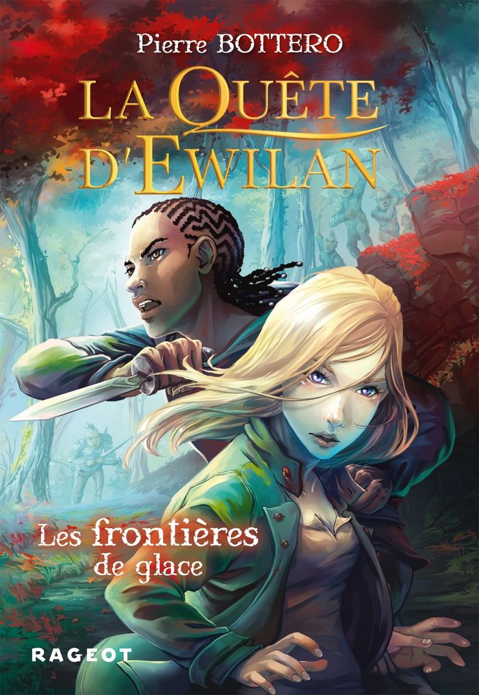 Couverture du livre « Les frontières de glace » de Pierre Bottero, librairie Les Contes Infusés à Corte