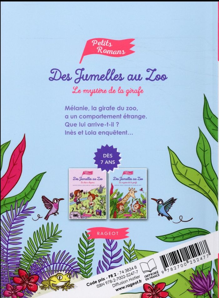 Quatrième de couverture de « Le mystère de la girafe »