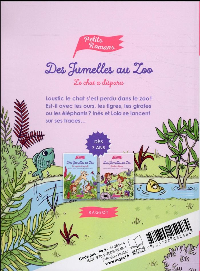 Quatrième de couverture de « Le chat a disparu »