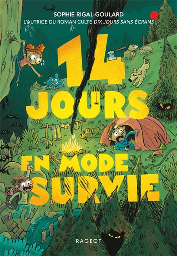 Couverture du livre « 14 jours en mode survie » de Sophie Rigal-Goulard, librairie Les Contes Infusés à Corte