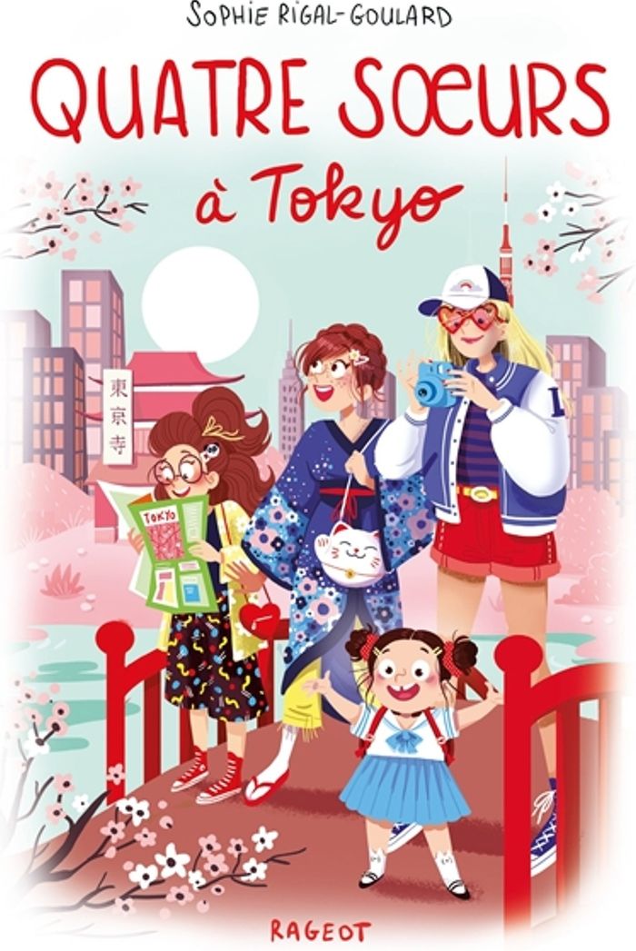 Couverture du livre « Quatre soeurs à Tokyo » de Sophie Rigal-Goulard, librairie Les Contes Infusés à Corte