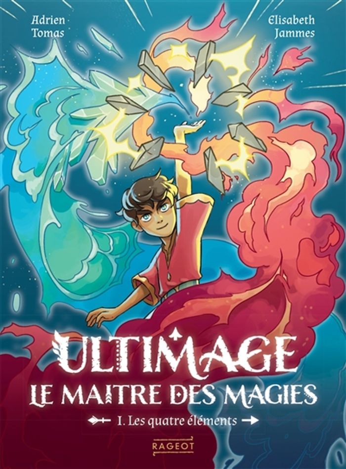 Couverture : ULTIMAGE, LE MAITRE DES MAGIES T1 - LES QUATRE ELEMENTS
