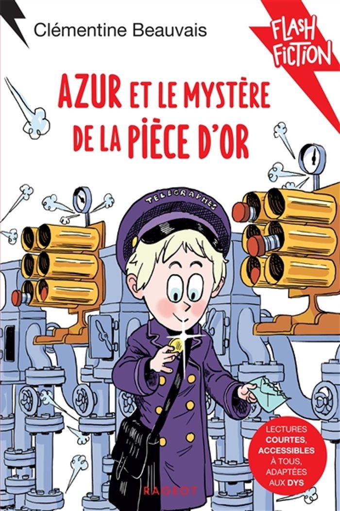 Couverture du livre « Azur et le mystère de la pièce d'or », librairie Les Contes Infusés à Corte