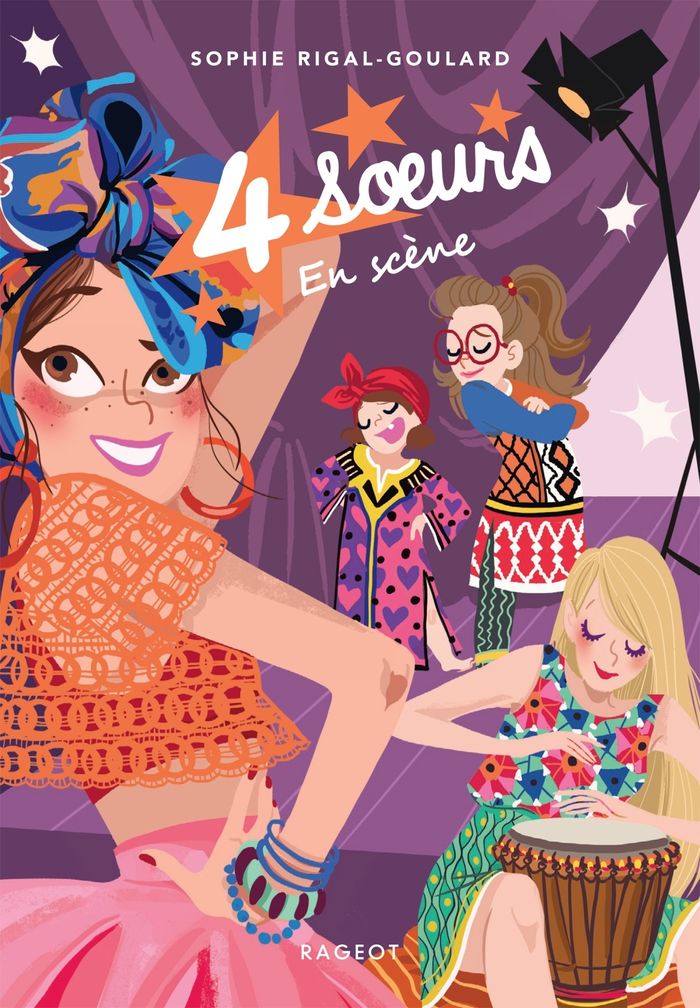 Couverture du livre « 4 soeurs en scène », librairie Les Contes Infusés à Corte