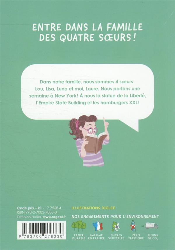 Quatrième de couverture de « 4 soeurs à New York »