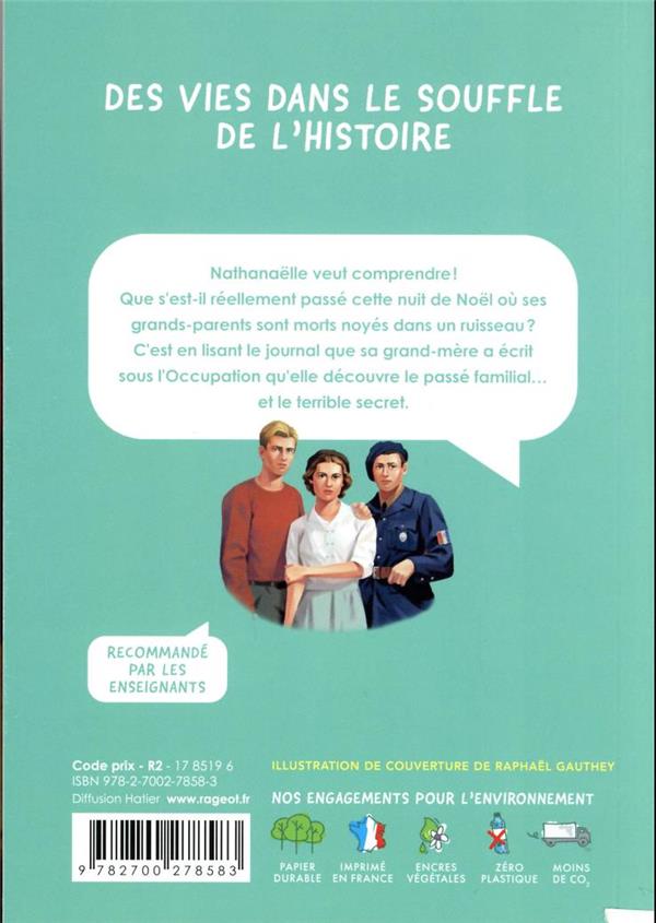Quatrième de couverture de « Un si terrible secret »