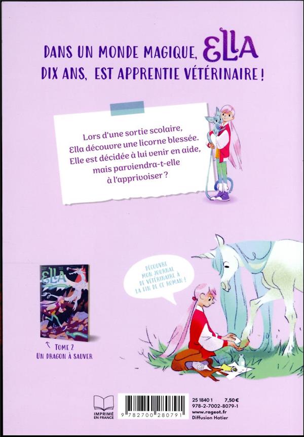 Quatrième de couverture de « ELLA, VETERINAIRE POUR ANIMAUX FANTASTIQUES - T01 - ELLA, VETERINAIRE POUR ANIMAUX FANTASTIQUES - LA »