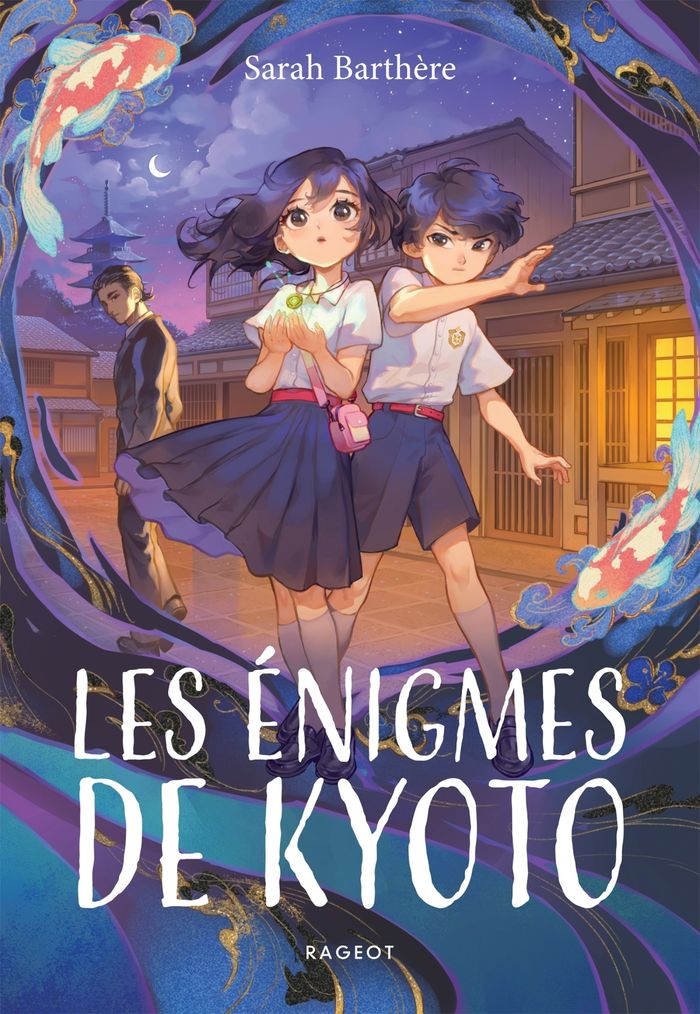 Couverture du livre « Les énigmes de Kyoto » de Sarah Barthère, librairie Les Contes Infusés à Corte