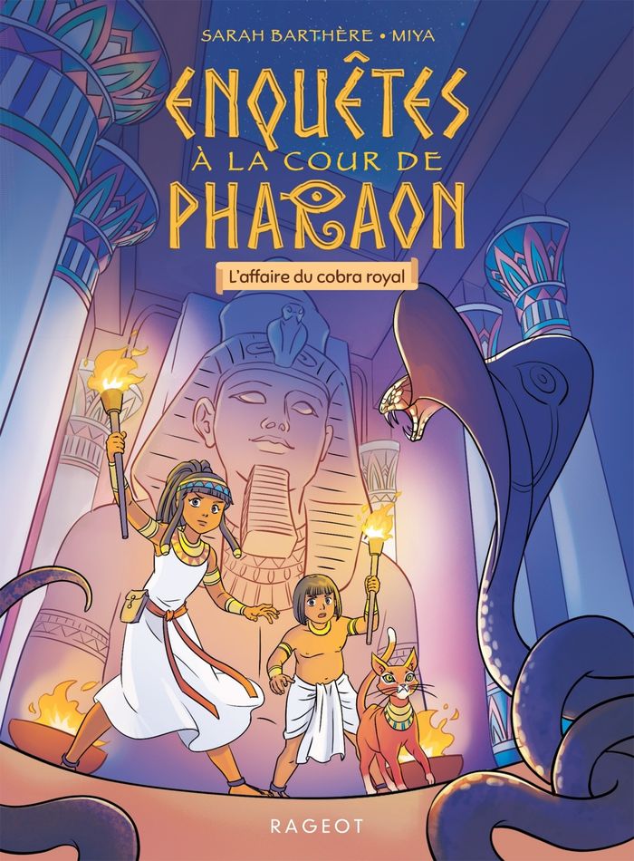 Couverture du livre « L affaire du cobra royal » de Sarah Barthère, librairie Les Contes Infusés à Corte