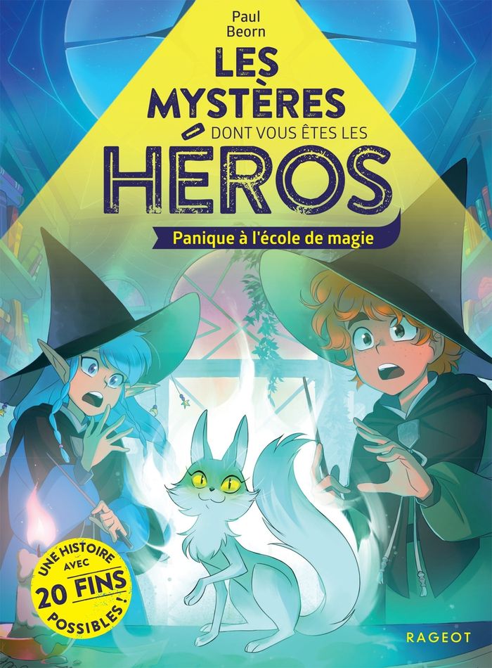 Couverture du livre « Panique à l'école de magie » de Paul Beorn, librairie Les Contes Infusés à Corte