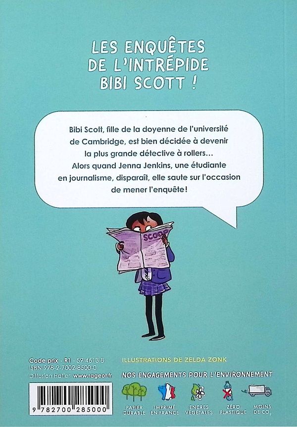 Quatrième de couverture de « Chasse au scoop »