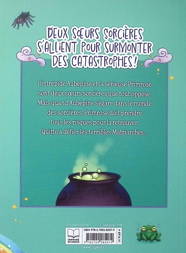 Quatrième de couverture de « POTIONS MAGIQUES ET SORTILEGES - TOME 1: LES SOEURS CLAIRNOVA »