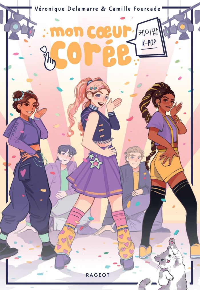 Couverture du livre « MON COEUR COREE - T03 - MON COEUR COREE - K-POP », librairie Les Contes Infusés à Corte