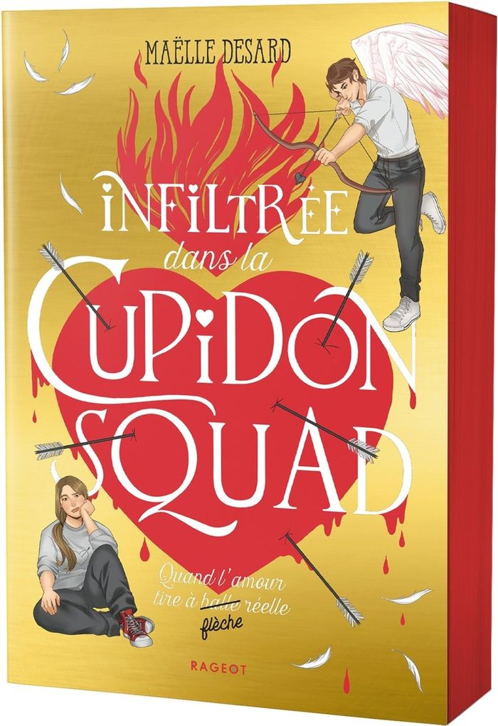 Couverture du livre « Infiltrée dans la Cupidon squad » de Maëlle Desard, librairie Les Contes Infusés à Corte