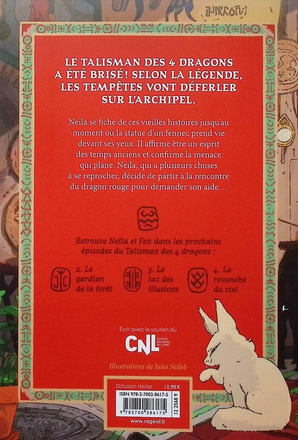 Quatrième de couverture de « La flamme perdue »