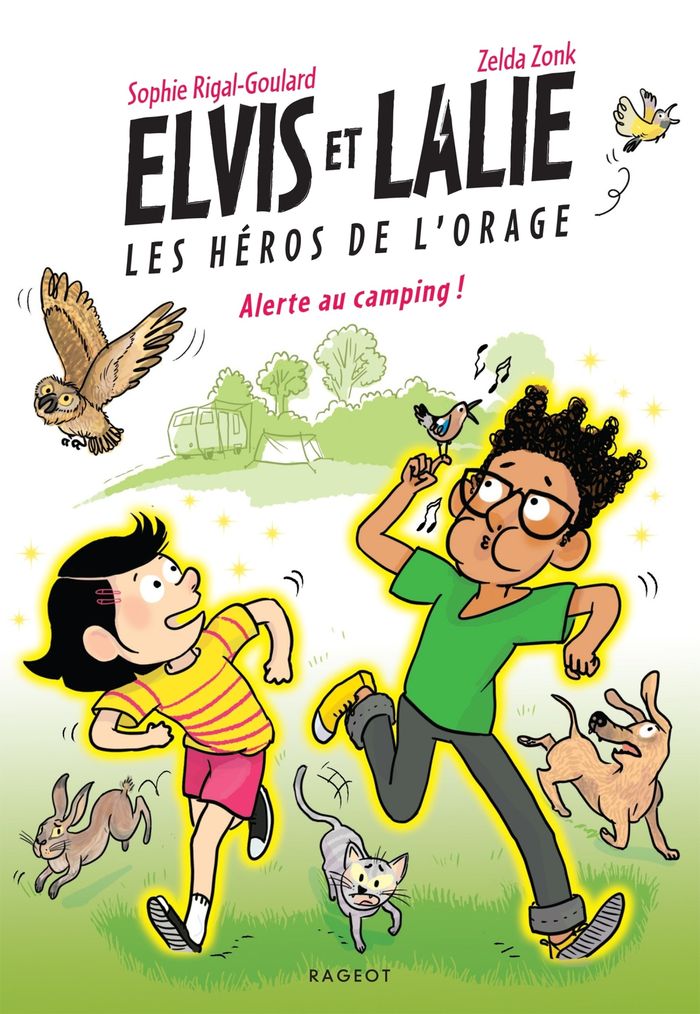 Couverture du livre « Alerte au camping ! » de Sophie Rigal-Goulard, librairie Les Contes Infusés à Corte