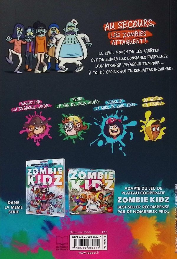 Quatrième de couverture de « L'attaque des zombies »