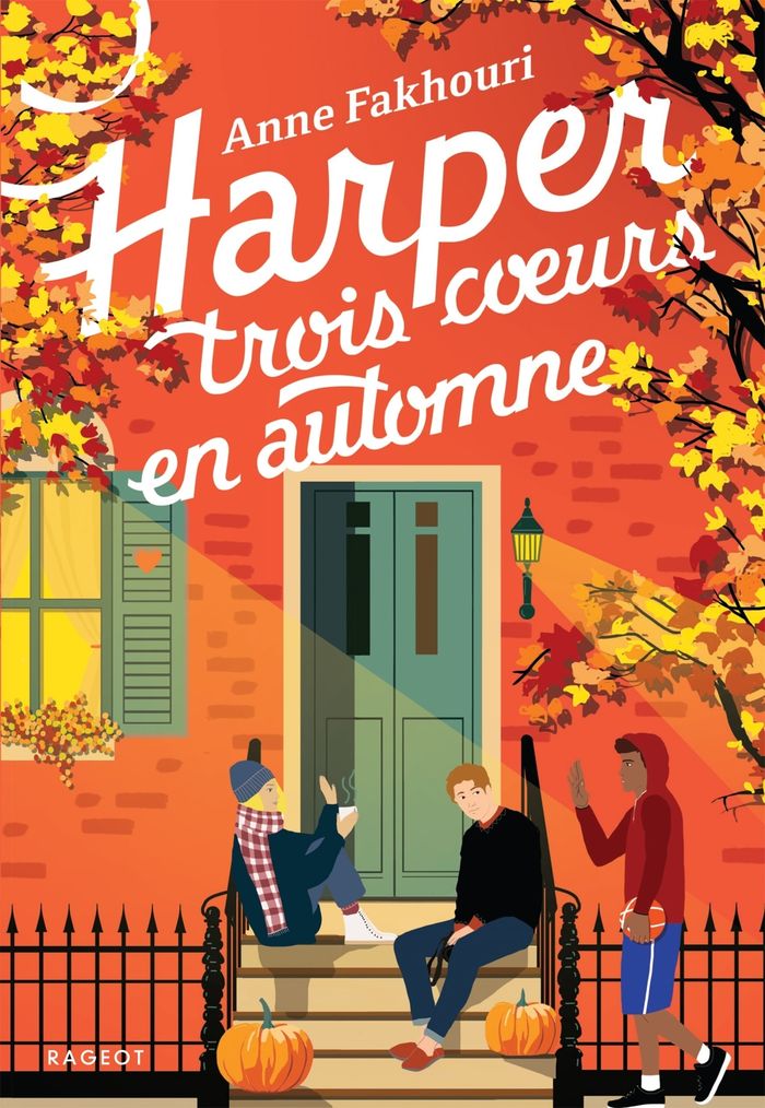 Couverture du livre « HARPER, TROIS COEURS EN AUTOMNE », librairie Les Contes Infusés à Corte
