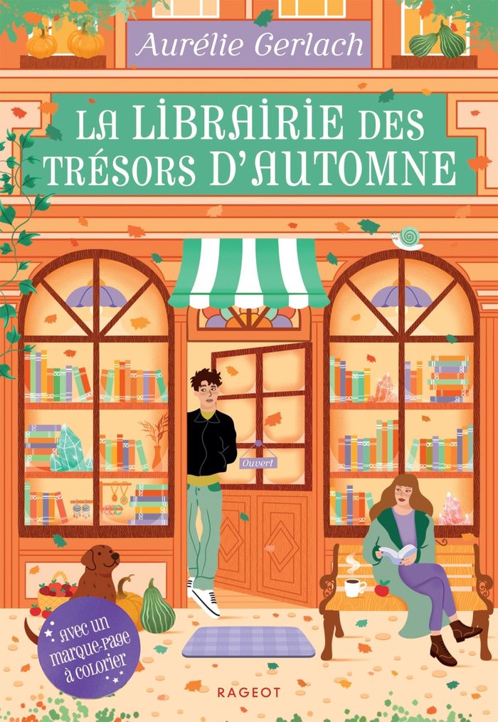 Couverture du livre « LA LIBRAIRIE DES TRESORS D'AUTOMNE », librairie Les Contes Infusés à Corte