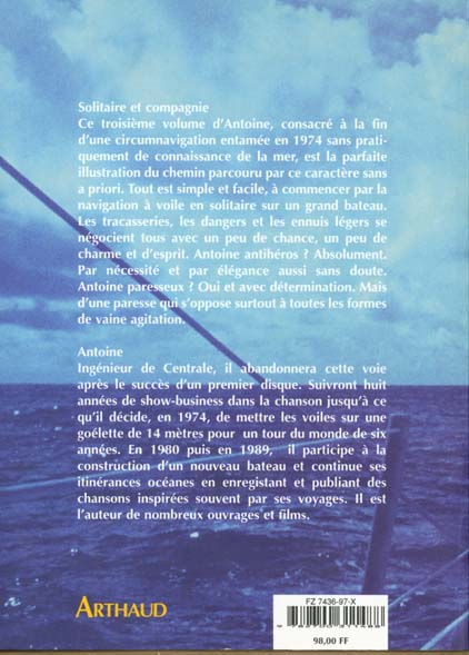 Quatrième de couverture de « SOLITAIRE ET COMPAGNIE »