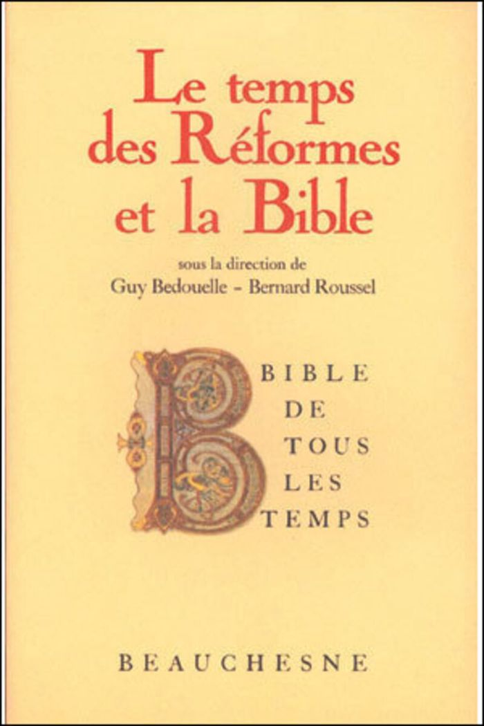 Couverture du livre « BTT N5 - LE TEMPS DES REFORMES ET LA BIBLE », librairie Les Contes Infusés à Corte