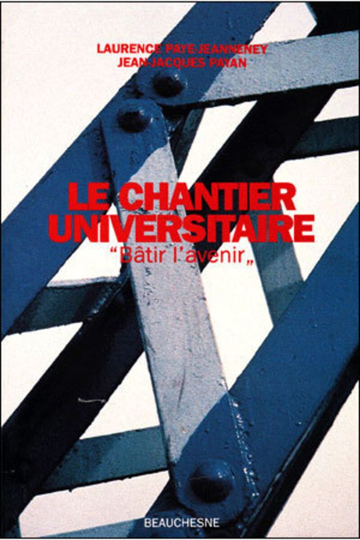 Couverture du livre « LE CHANTIER UNIVERSITAIRE - "BATIR L'AVENIR" », librairie Les Contes Infusés à Corte
