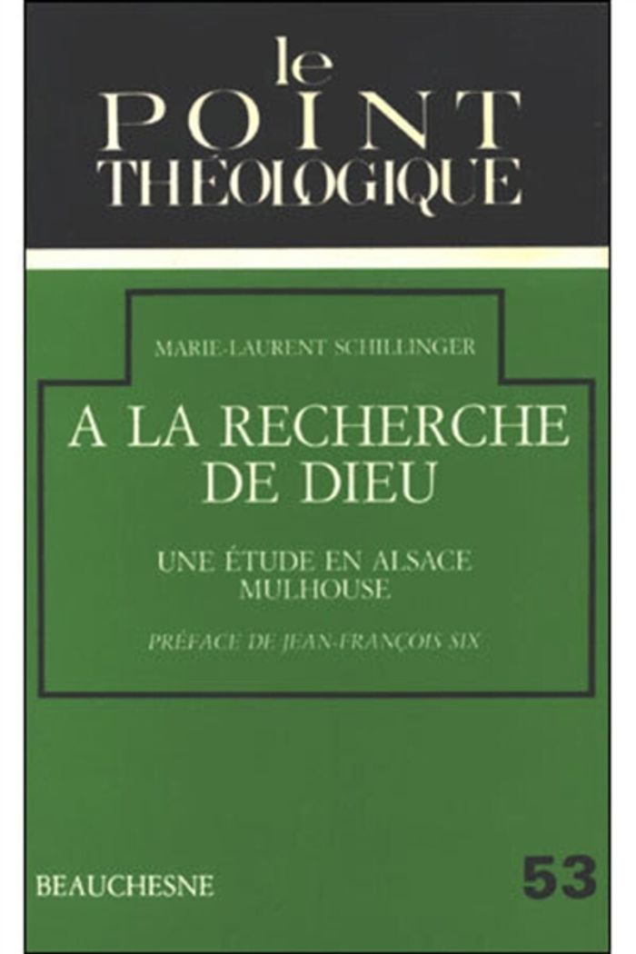 Couverture du livre « A LA RECHERCHE DE DIEU » de Marie Schillinger, librairie Les Contes Infusés à Corte