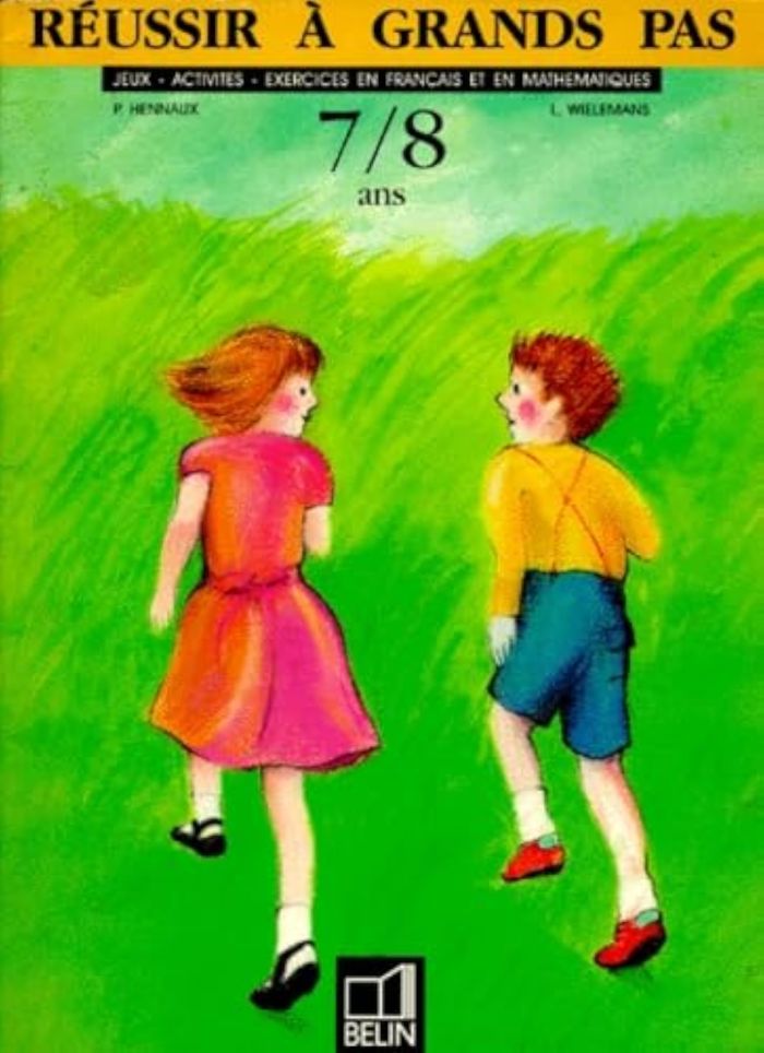 Couverture du livre « REUSSIR A GD PAS 7/8 ANS » de Xxx, librairie Les Contes Infusés à Corte