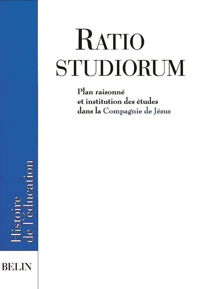 Couverture du livre « RADIO STUDIORUM - PLAN RAISONNE ET INSTITUTION DES ETUDES DANS LA COMPAGNIE DE JESUSEDITION BILINGUE », librairie Les Contes Infusés à Corte
