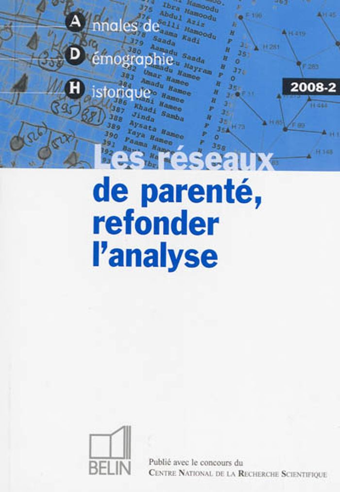 Couverture du livre « ADH 2008-2 - LES RESEAUX DE PARENTE, REFONDER L'ANALYSE » de Xxx, librairie Les Contes Infusés à Corte