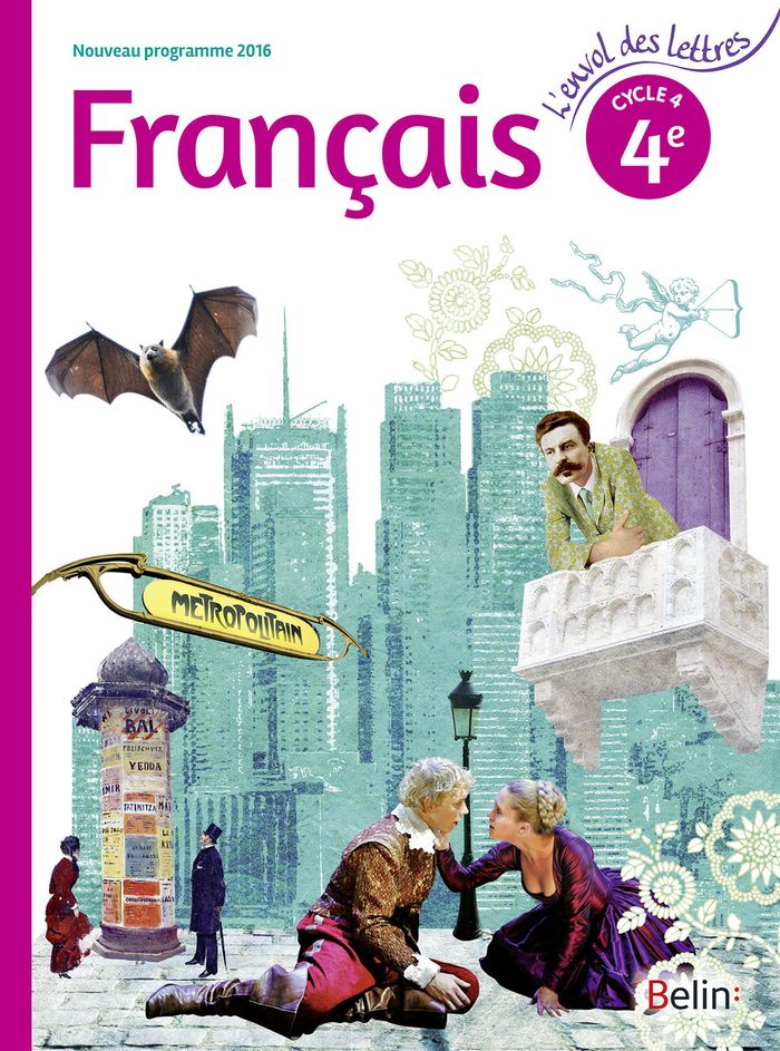 Couverture du livre « L'ENVOL DES LETTRES FRANCAIS - 4E (2016) - MANUEL ELEVE - GRAND FORMAT », librairie Les Contes Infusés à Corte