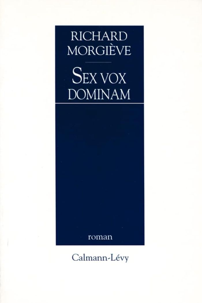 Couverture du livre « SEX VOX DOMINAM » de Richard Morgieve, librairie Les Contes Infusés à Corte