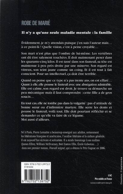 Quatrième de couverture de « Robe de marié »