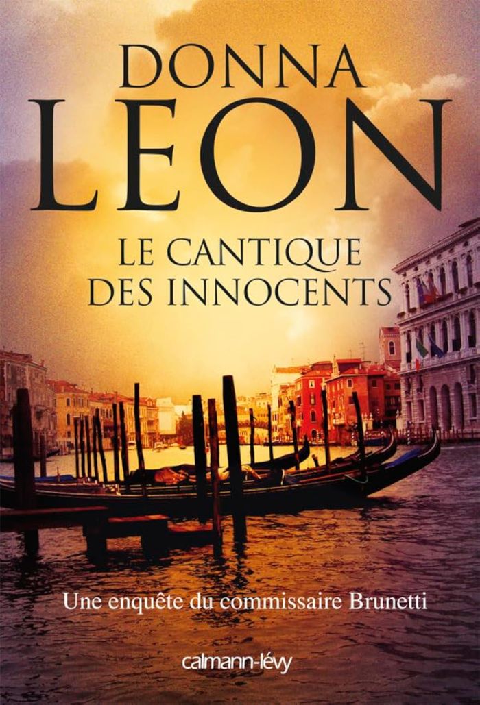 Couverture du livre « Le cantique des innocents » de Donna Leon, librairie Les Contes Infusés à Corte