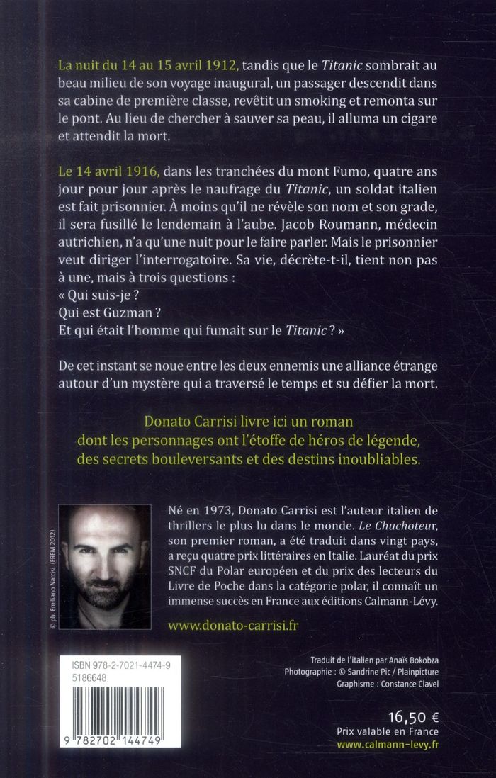 Quatrième de couverture de « La femme aux fleurs de papier : roman »