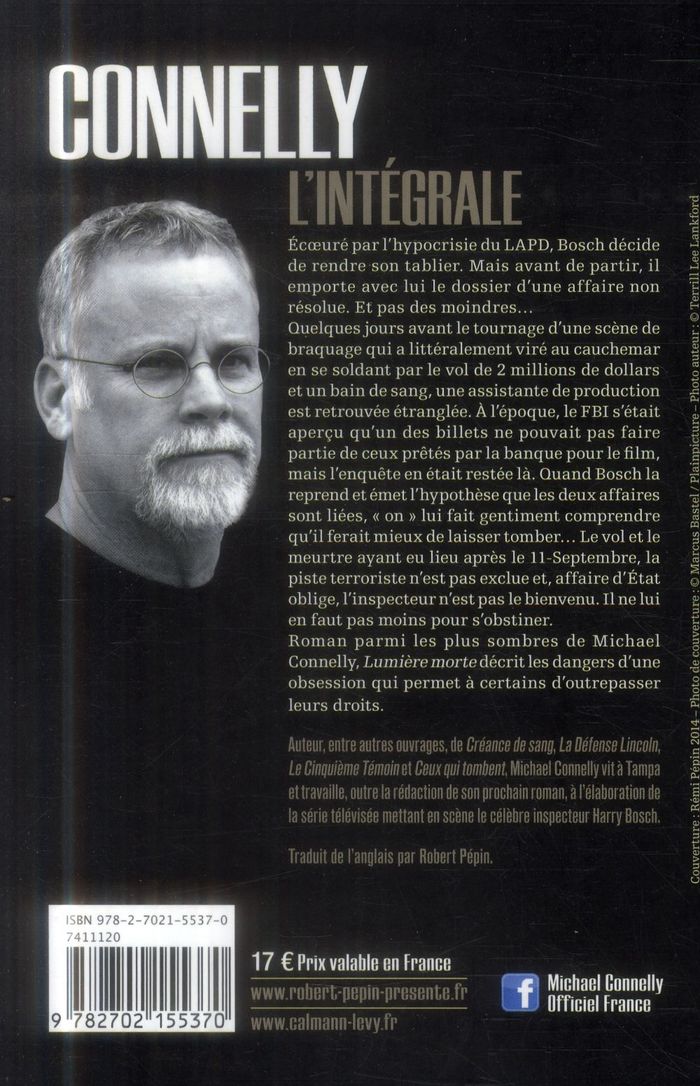 Quatrième de couverture de « Lumière morte : roman »