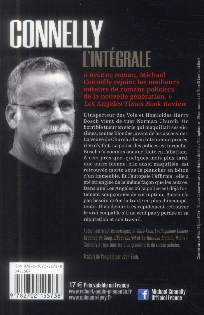 Quatrième de couverture de « La blonde en béton : roman »