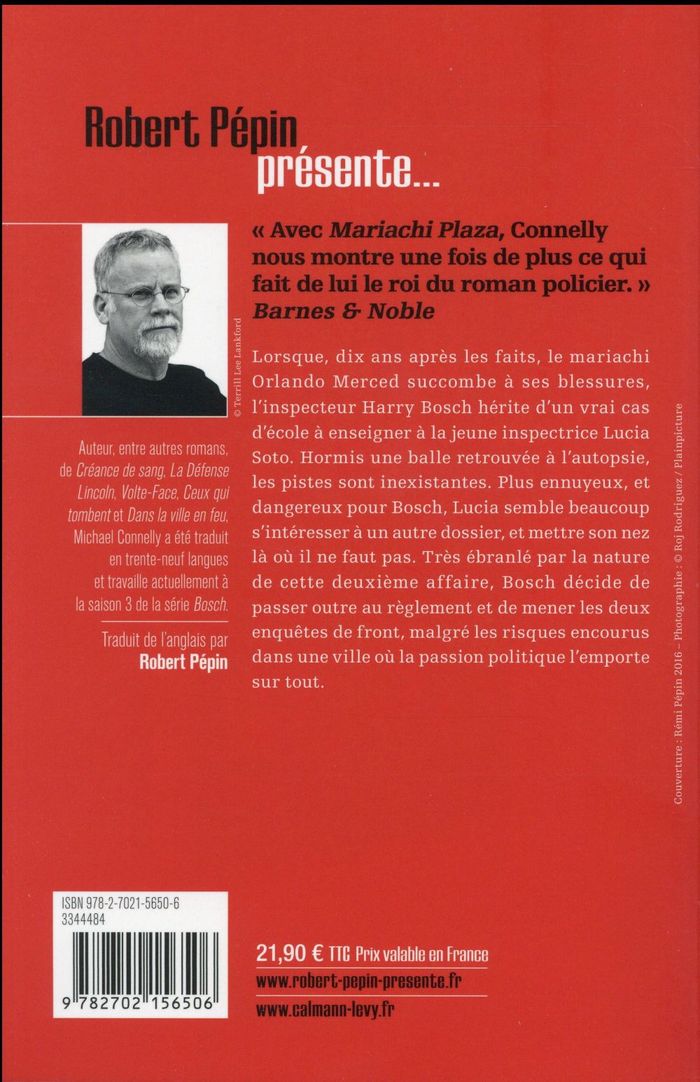 Quatrième de couverture de « Mariachi Plaza : roman »