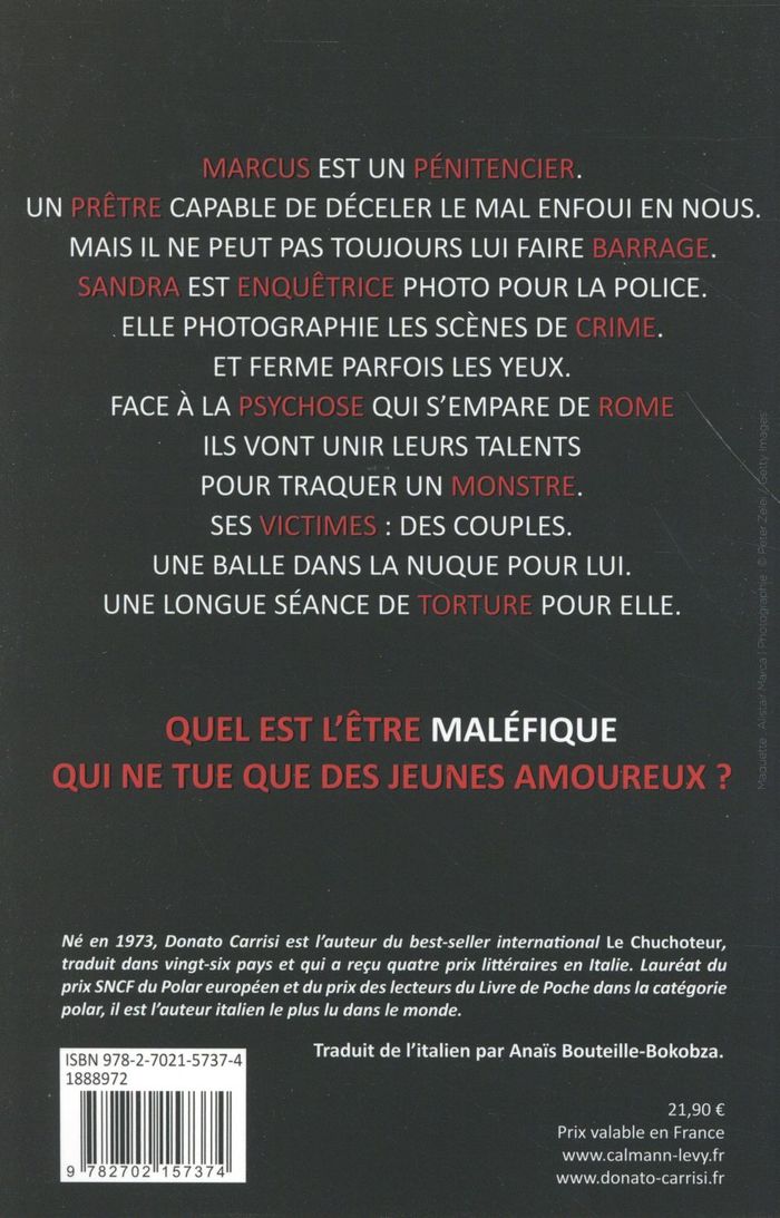 Quatrième de couverture de « Malefico »