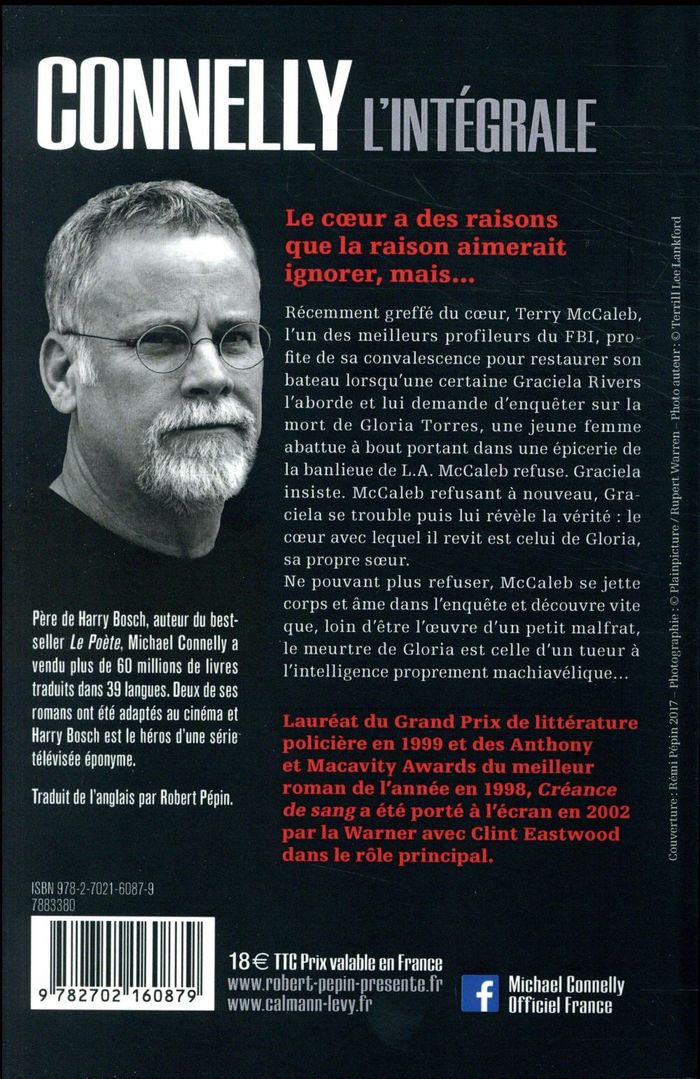Quatrième de couverture de « Créance de sang : roman »