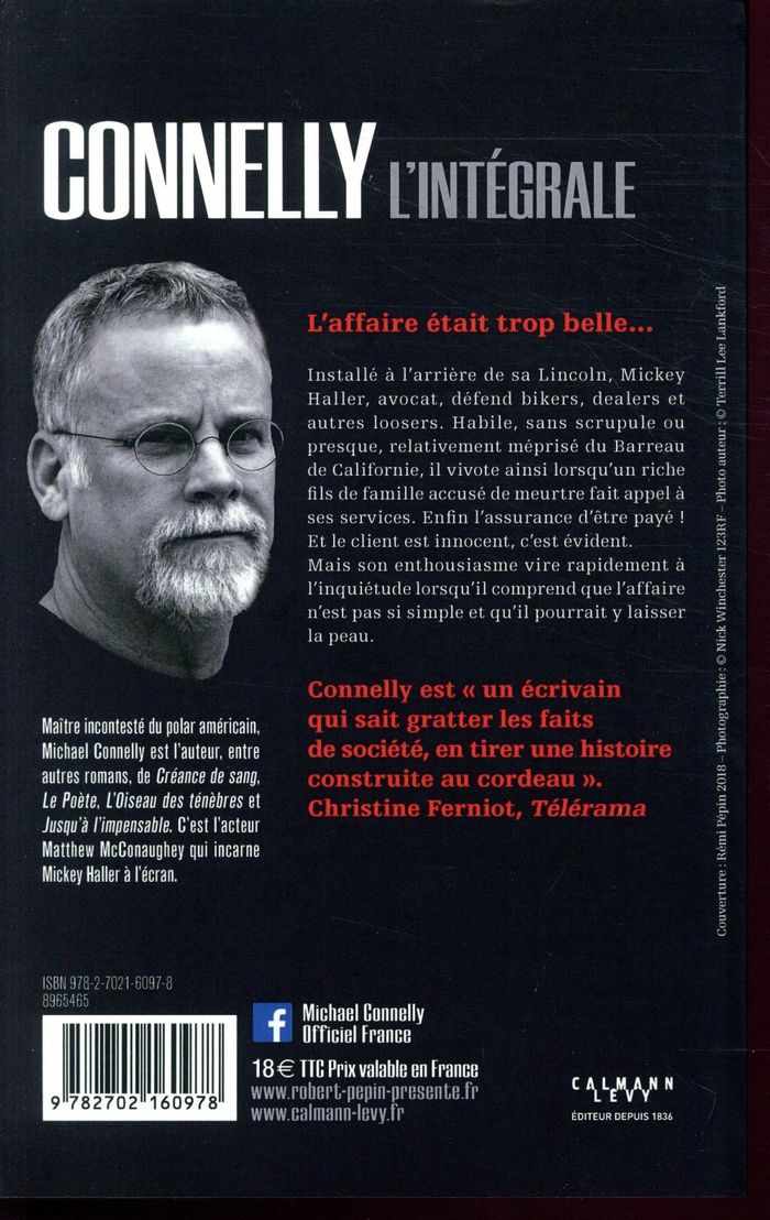 Quatrième de couverture de « La défense Lincoln : roman »