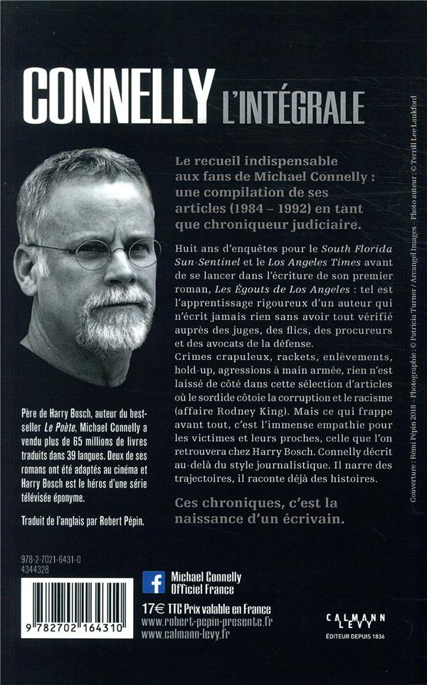 Quatrième de couverture de « Chroniques du crime, 1984-1992 »