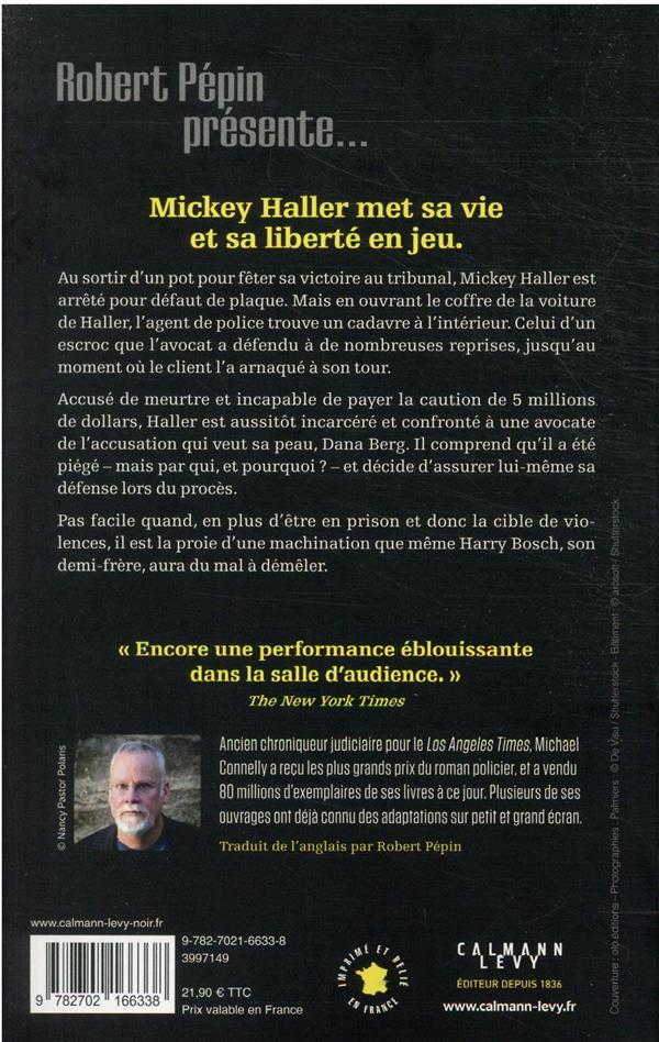 Quatrième de couverture de « L'innocence et la loi : roman »