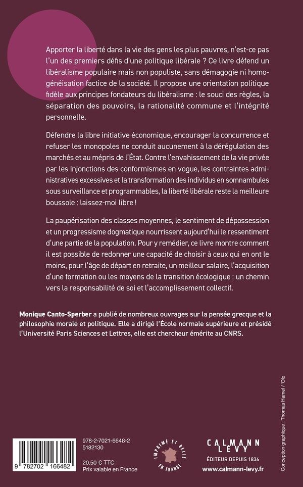 Quatrième de couverture de « La liberté cherchant son peuple : libéralisme populaire contre tentation populiste »